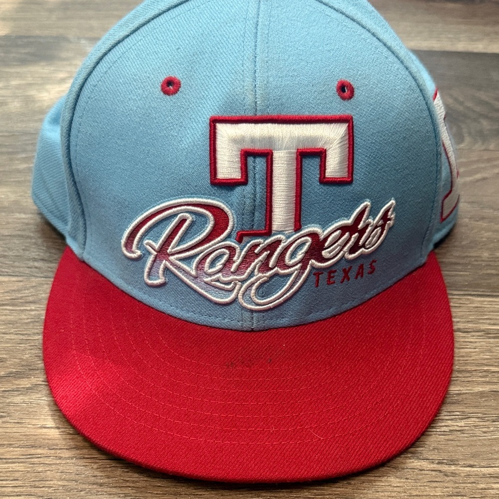 47 Brand Light Blue and Red Cap